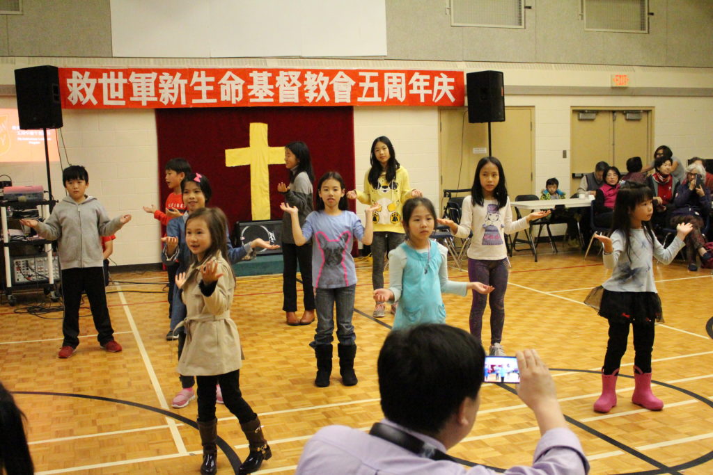 The Salvation Army New Life Church congregation gathered for Sunday worship